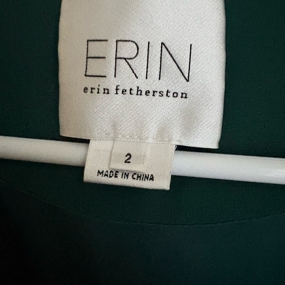 ANTHOLOGIE ERIN FETHERSON Size 2 Empire Maxi Dress Emerald Green - Picture 4 of 7